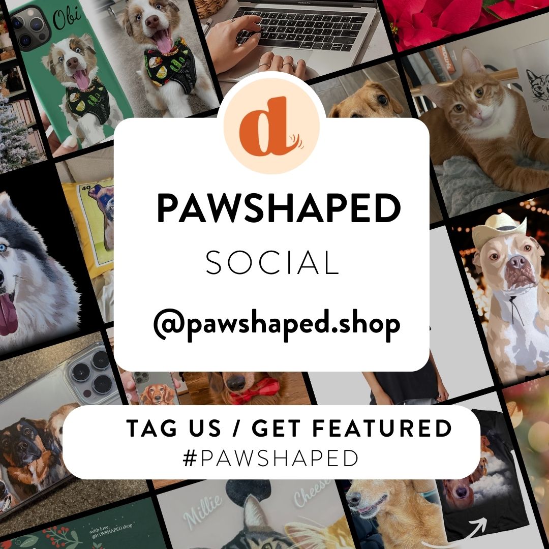 Pawshaped: Personalize Your Pup's Style with Custom pet art phone case