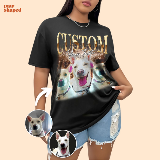 custom dog face vintage shirt 