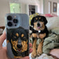 Custom dog phone case transparent 