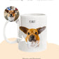 Custom mug dog photo printed