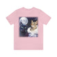 Cat coloured portrait Shirt - @one_eared_uno x Pawshaped Collection - Pawshaped