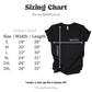 Texas custom made shirt size chart