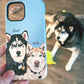 Custom dog iPhone Case