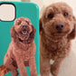 dog face pet phone case design