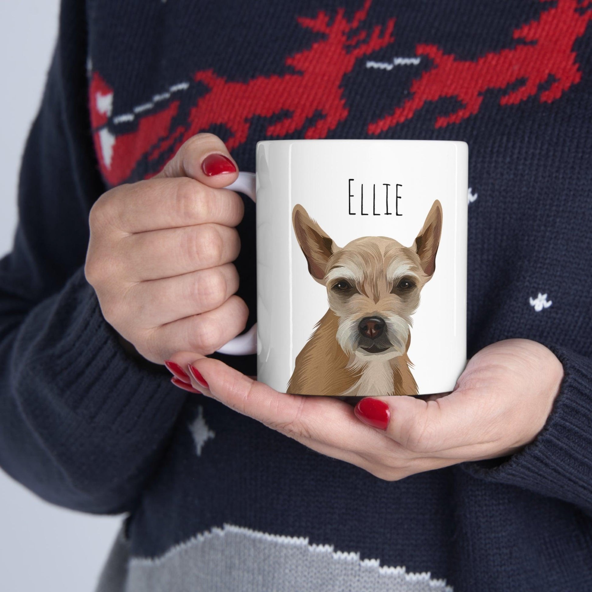 Personalized custom Face Mug with Photo & Name - Pawshaped