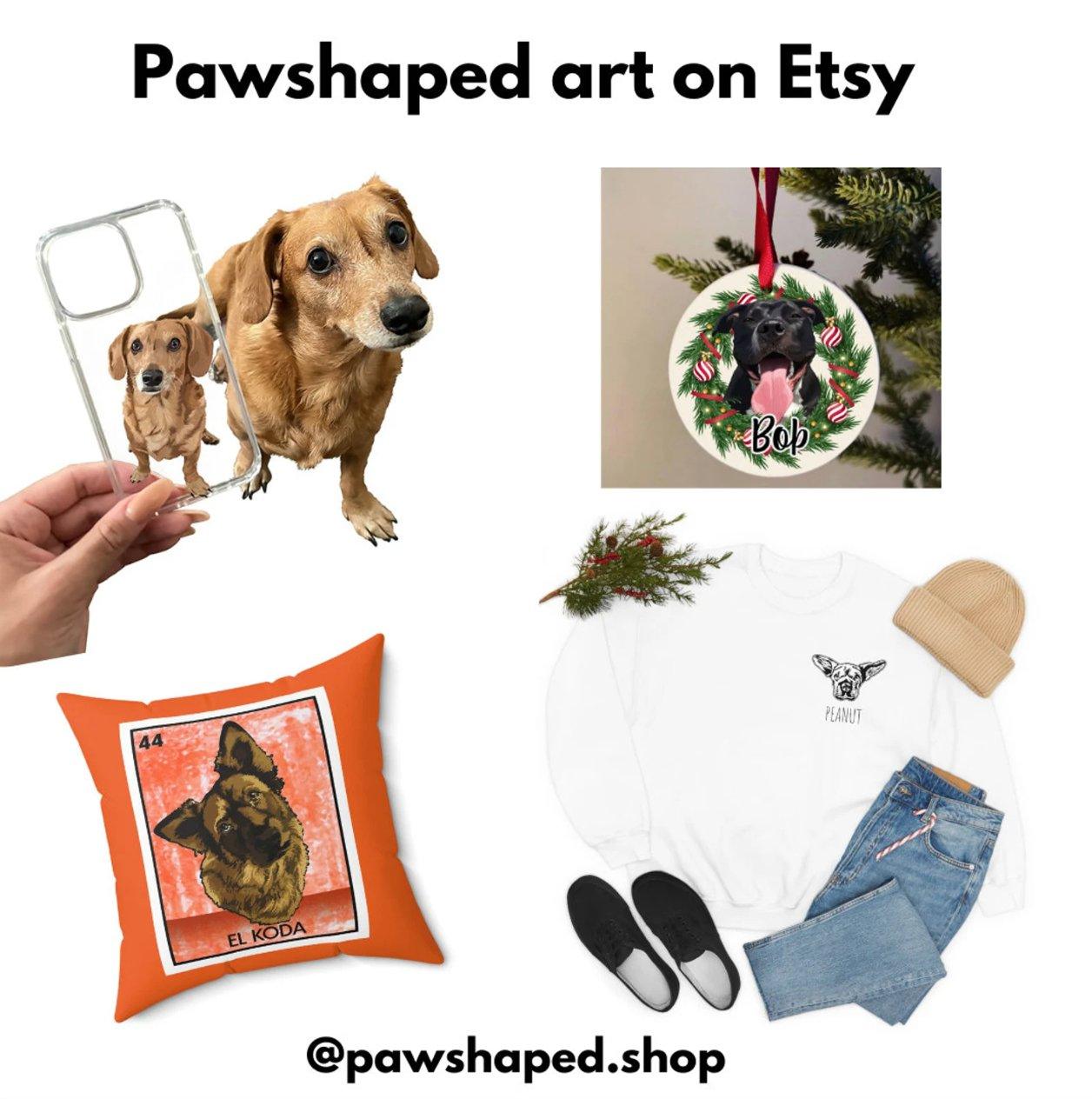 pet photo Mug with Photo & Name - Pawshaped