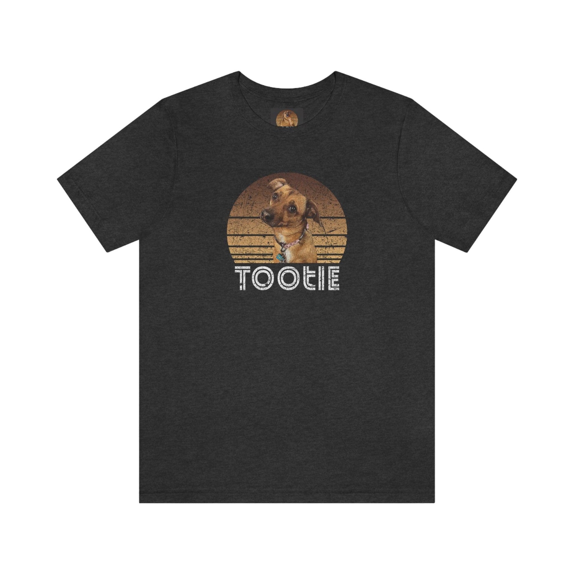 black Personalized Pet Shirt - Tootie x Pawshaped collab - Pawshaped